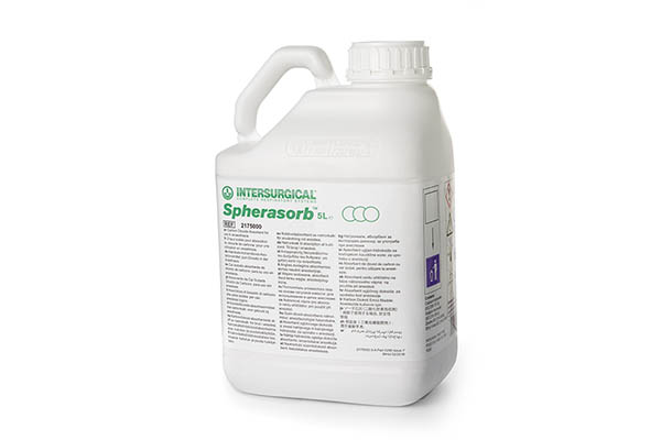 Spherasorb™, cambio de color de blanco a violeta, envase de 5 L