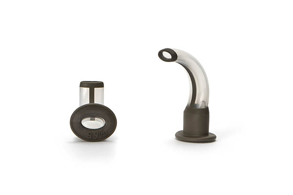 Cánula Guedel en una pieza, tamaño 1, ISO 6.5, marrón