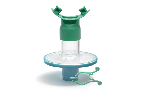 Pulmo-Protect™ lung function filter with flexible mouthpiece and nose clip (4) 