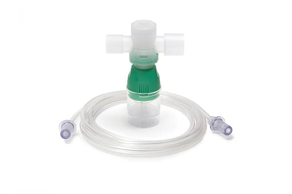 Kit de pieza en T autosellante con nebulizador Cirrus 2™ 22M-22F con tubo, 1.8m