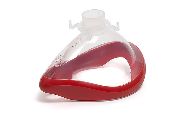 ClearLite™, mascarilla de anestesia, tamaño 6, adulto extra grande, sello rojo, 22F