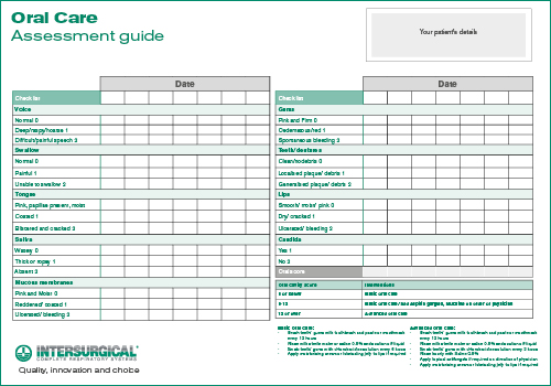 oral care assessment guide
