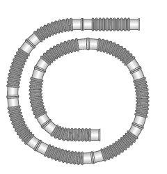 Rollo de 50m de Flextube™ de 22mm, con corte cada 0.15m