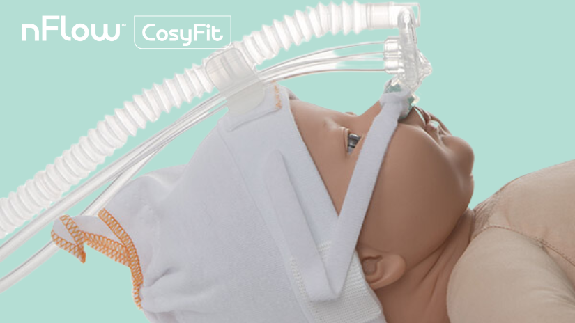 Nuevo circuito de respiración infantil nFlow™ CosyFit™ para CPAP