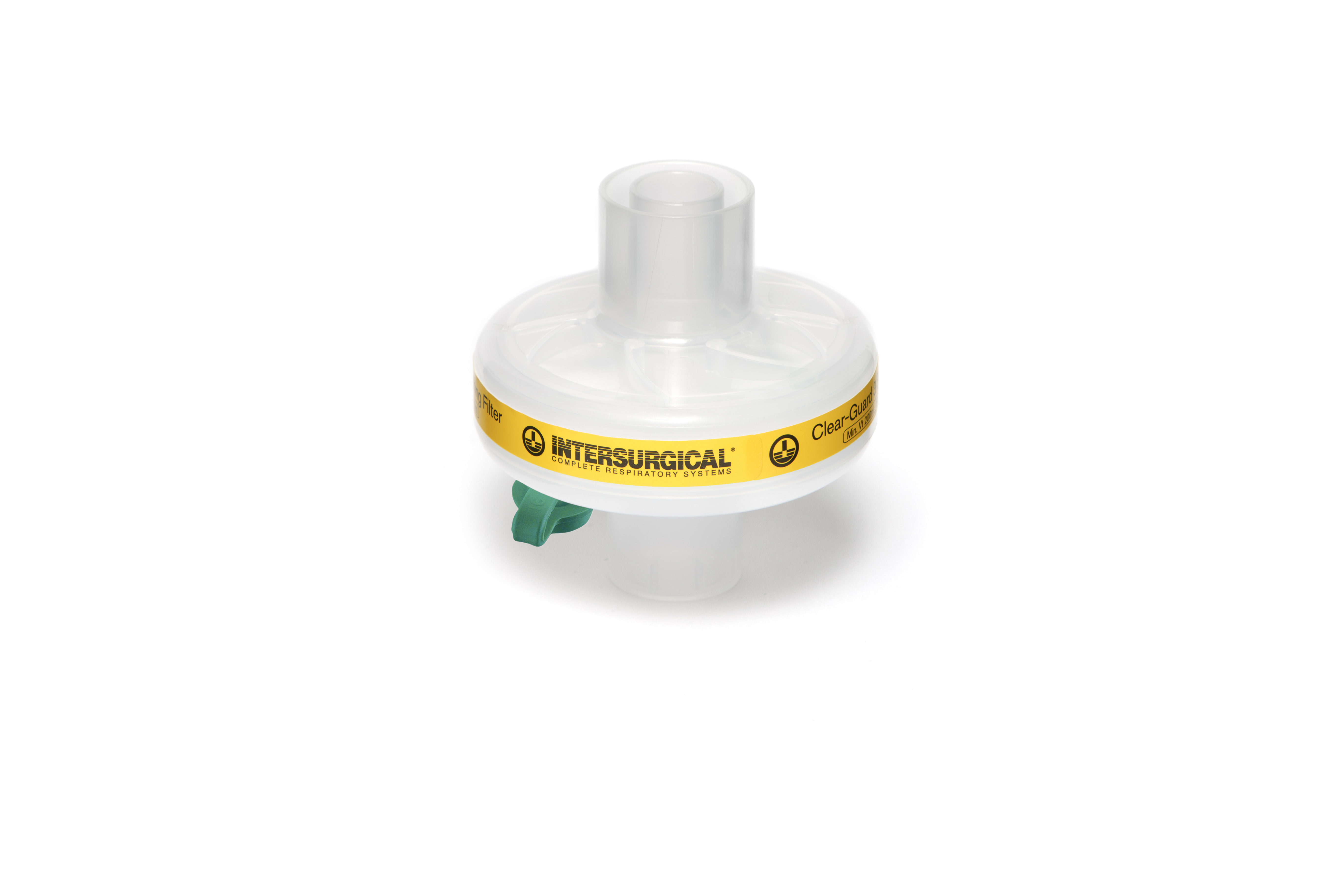 Filtro respiratorio Clear-Guard™3 con puerto luer