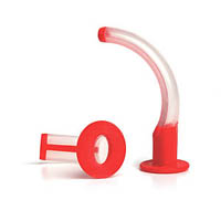 Cánula Guedel en una pieza, tamaño 4, ISO 10.0, rojo