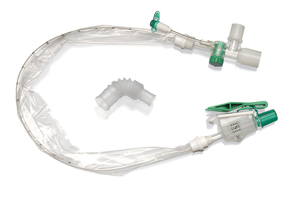 TrachSeal™ sistema de succión cerrada endotraqueal para adultos, 72 horas, tamaño F12