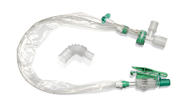 TrachSeal™ sistema de succión cerrada endotraqueal para adultos, 72 horas, tamaño F14