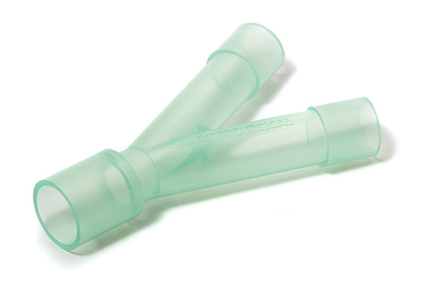 Y-pieza tradicional pediátrica de 15 mm, conexión para paciente 15F - 15M-15M