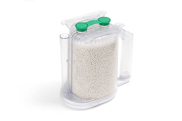 IS Can™, absorbente de CO₂ desechable Spherasorb™, cambio de color de blanco a violeta. Para uso con sistemas de anestesia GE®: Aisys®, Aespire®, Avance® y ADU®, 1 kg